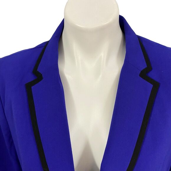 LOFT Blazer Womens Medium Purple Work Office Preppy Casual Lined Jacket Church - Picture 8 of 15